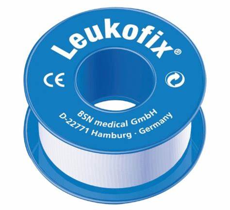 Ruban de fixation Leukofix®, ruban adhésif transparent 2,5 cm x 5 m