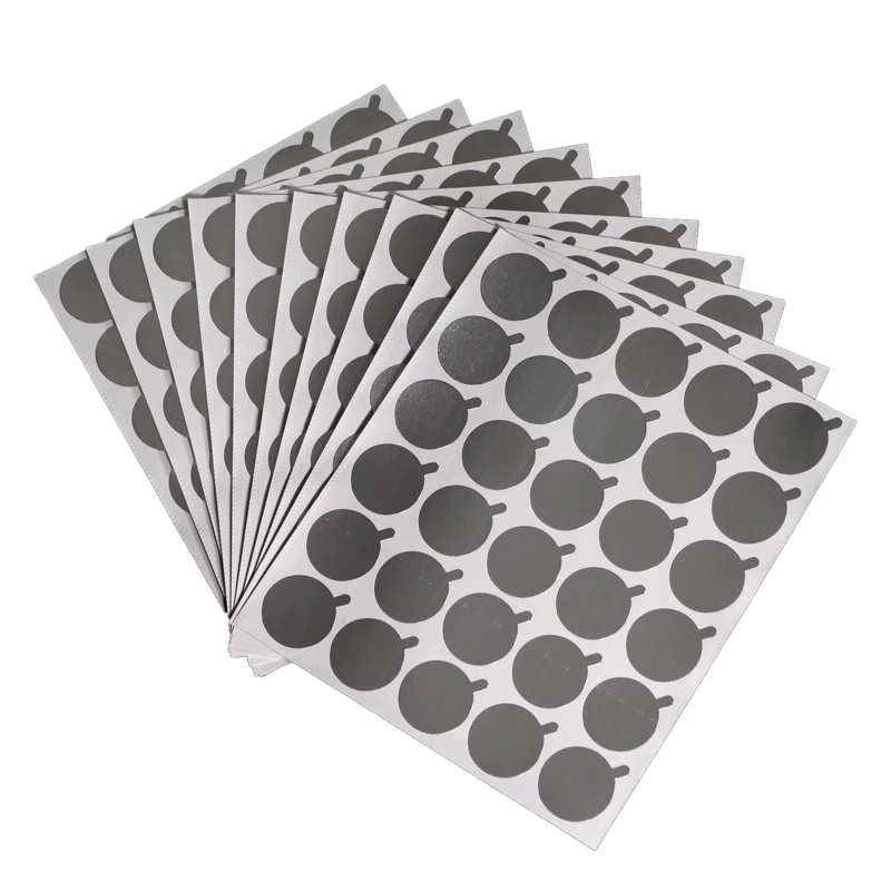 Autocollants de colle en aluminium - 300 pièces