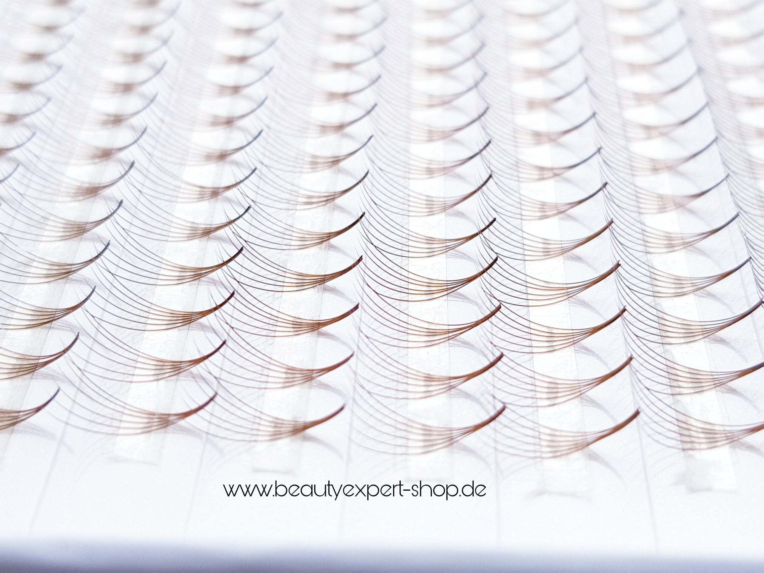 6D | CC | 0.07 Braune Wimpernfächer - Promade Fertige Fächer