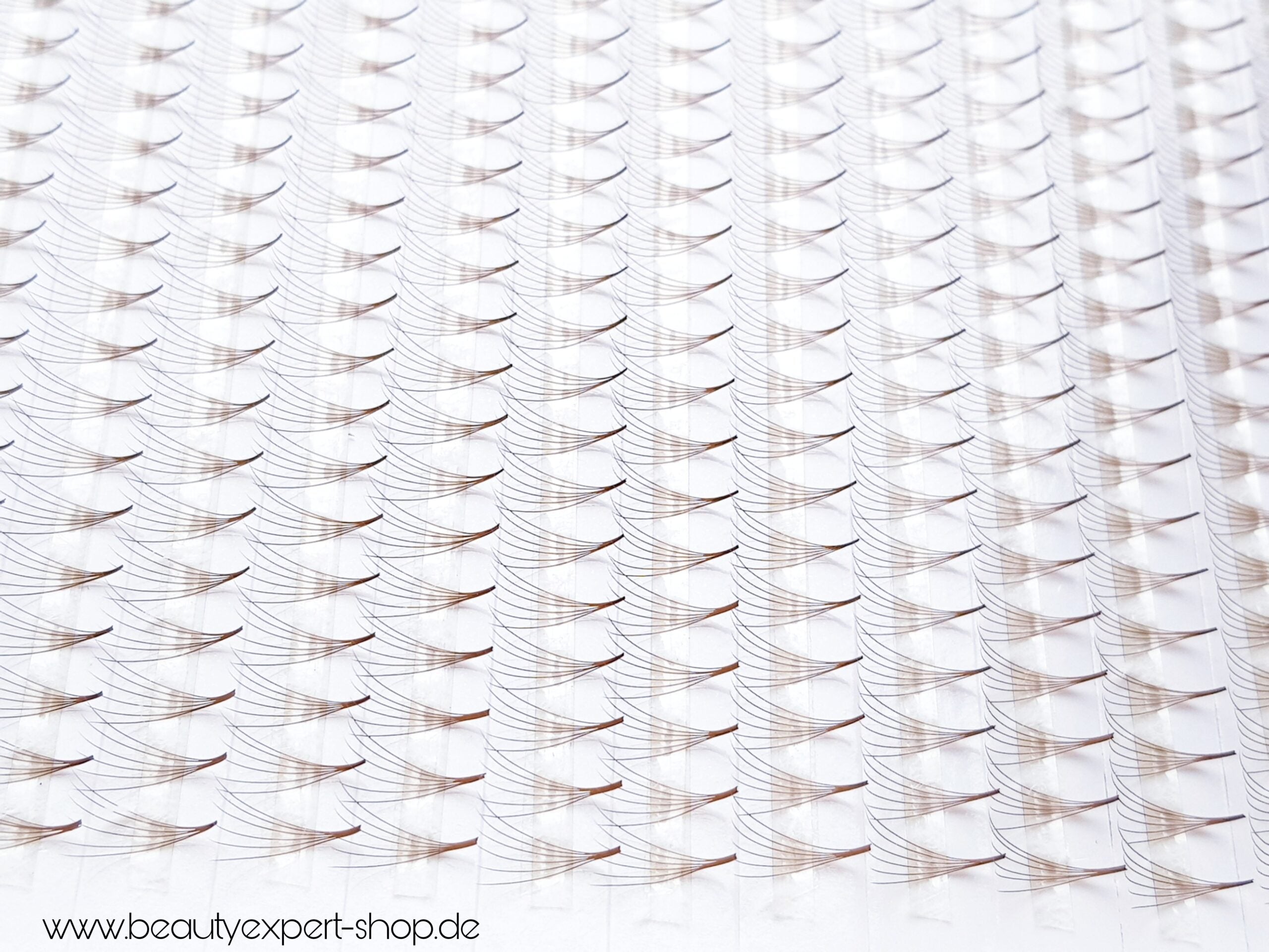 6D | CC | 0.07 Braune Wimpernfächer - Promade Fertige Fächer