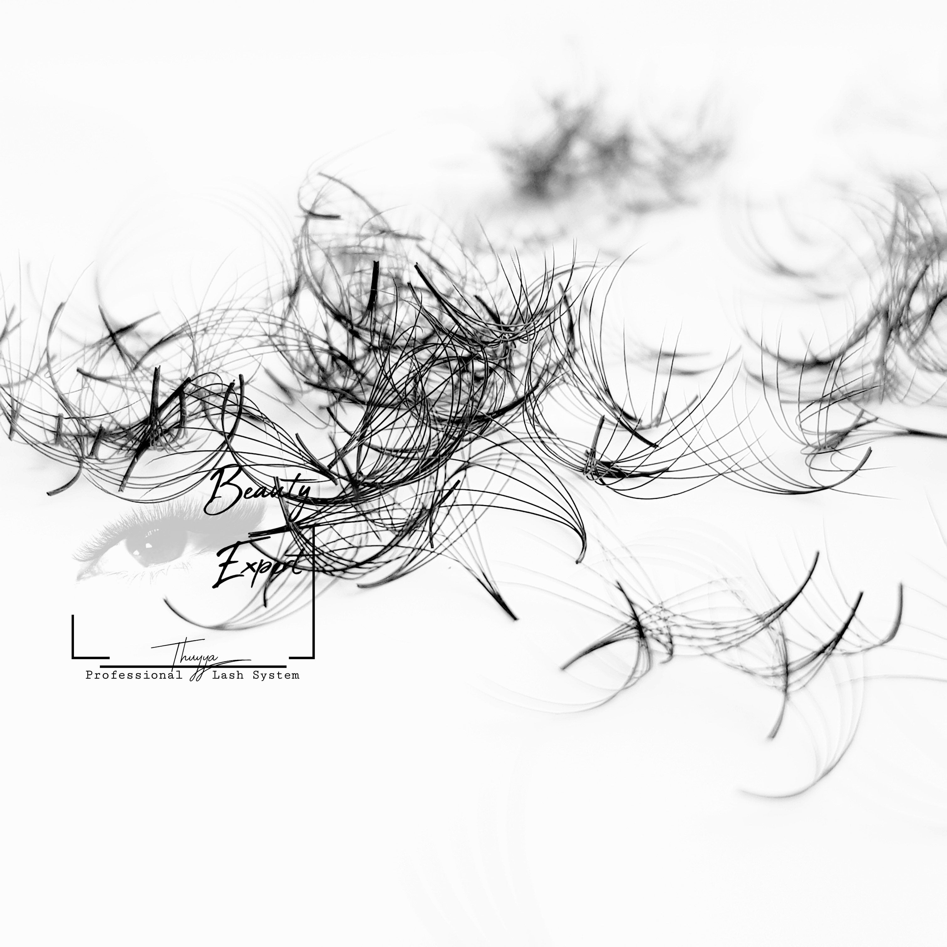 5D (5in1 Mix) - 1000 éventails de cils russes faits à la main