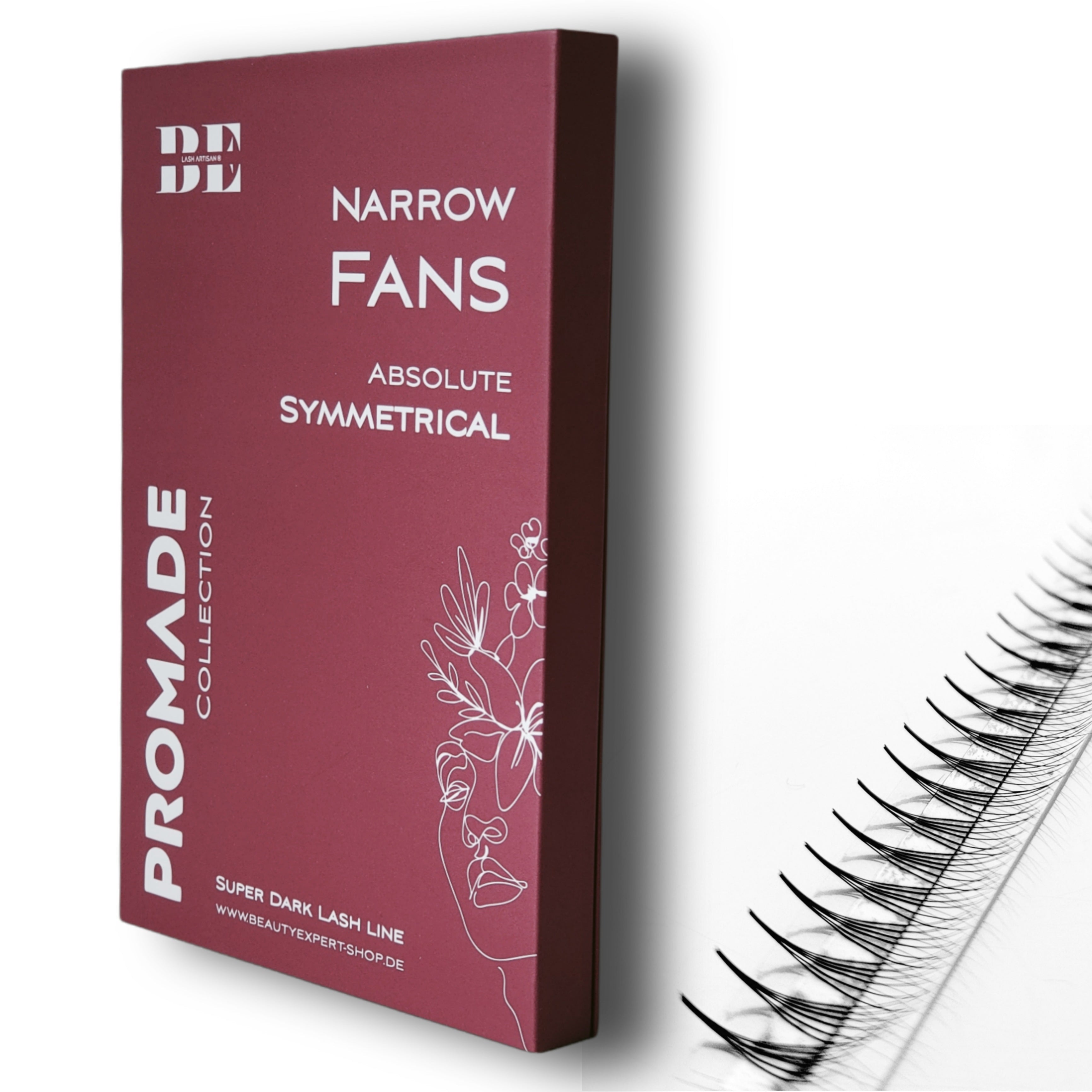 6D♡︎0.07 - Narrow Fans - Promade Volumenfächer