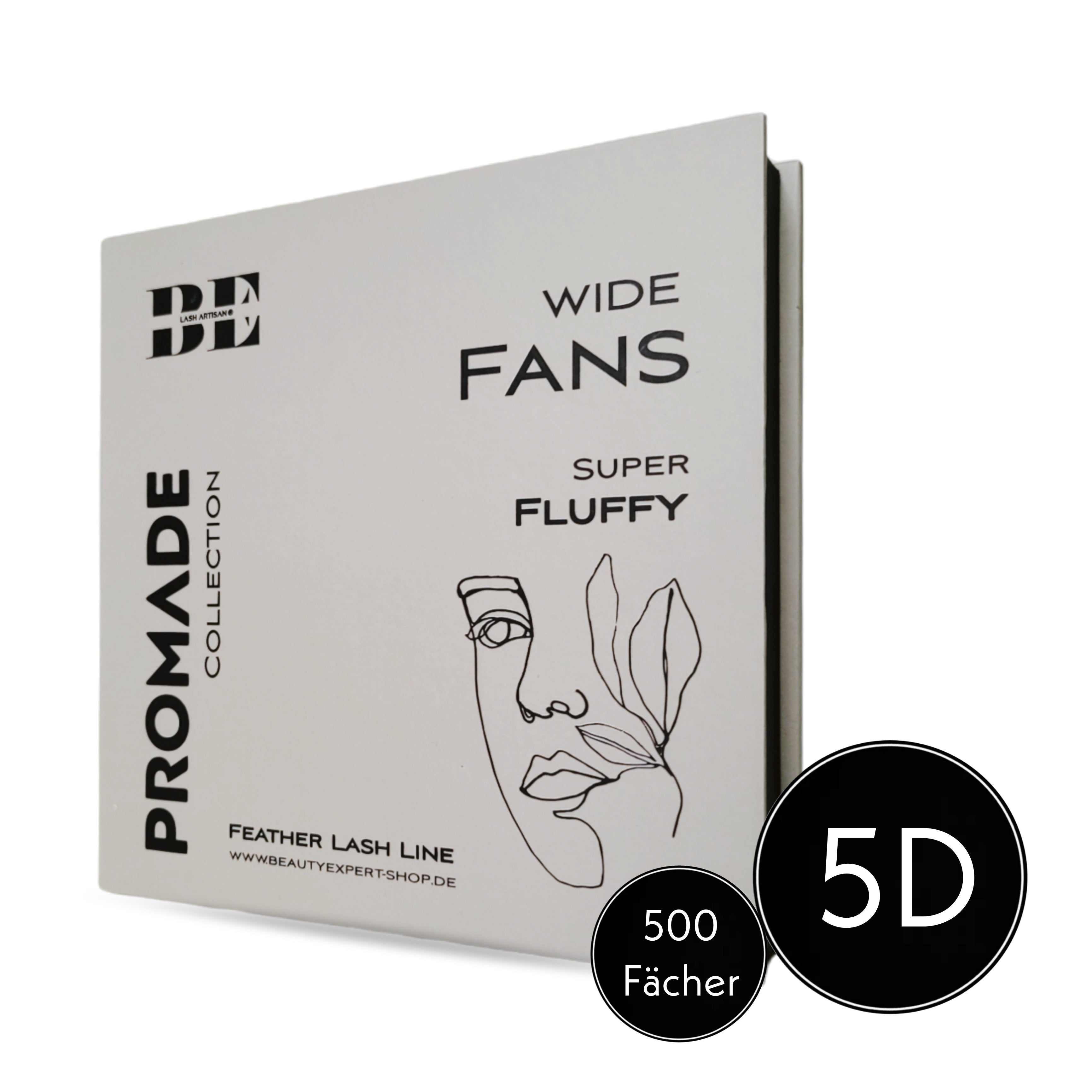 5D♡︎0.07 - Wide Fans - Promade Volumenfächer