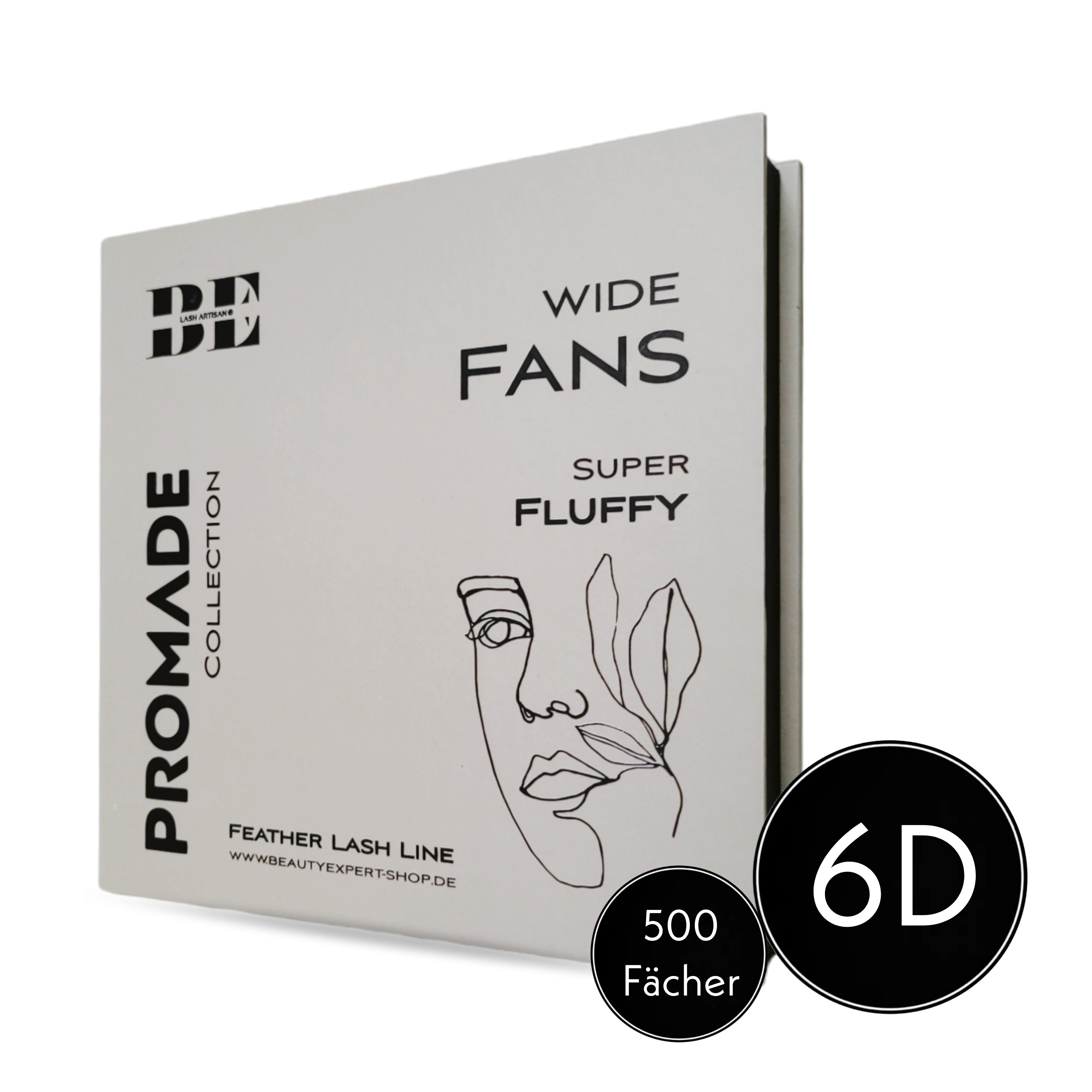 6D♡︎0.07 - Wide Fans - Promade Volumenfächer