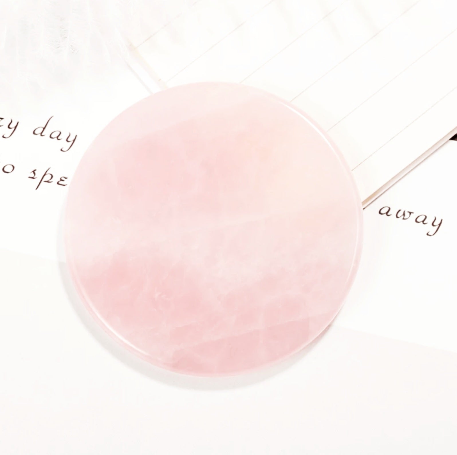 Jade Stein Rosa♡Kleberunterlage