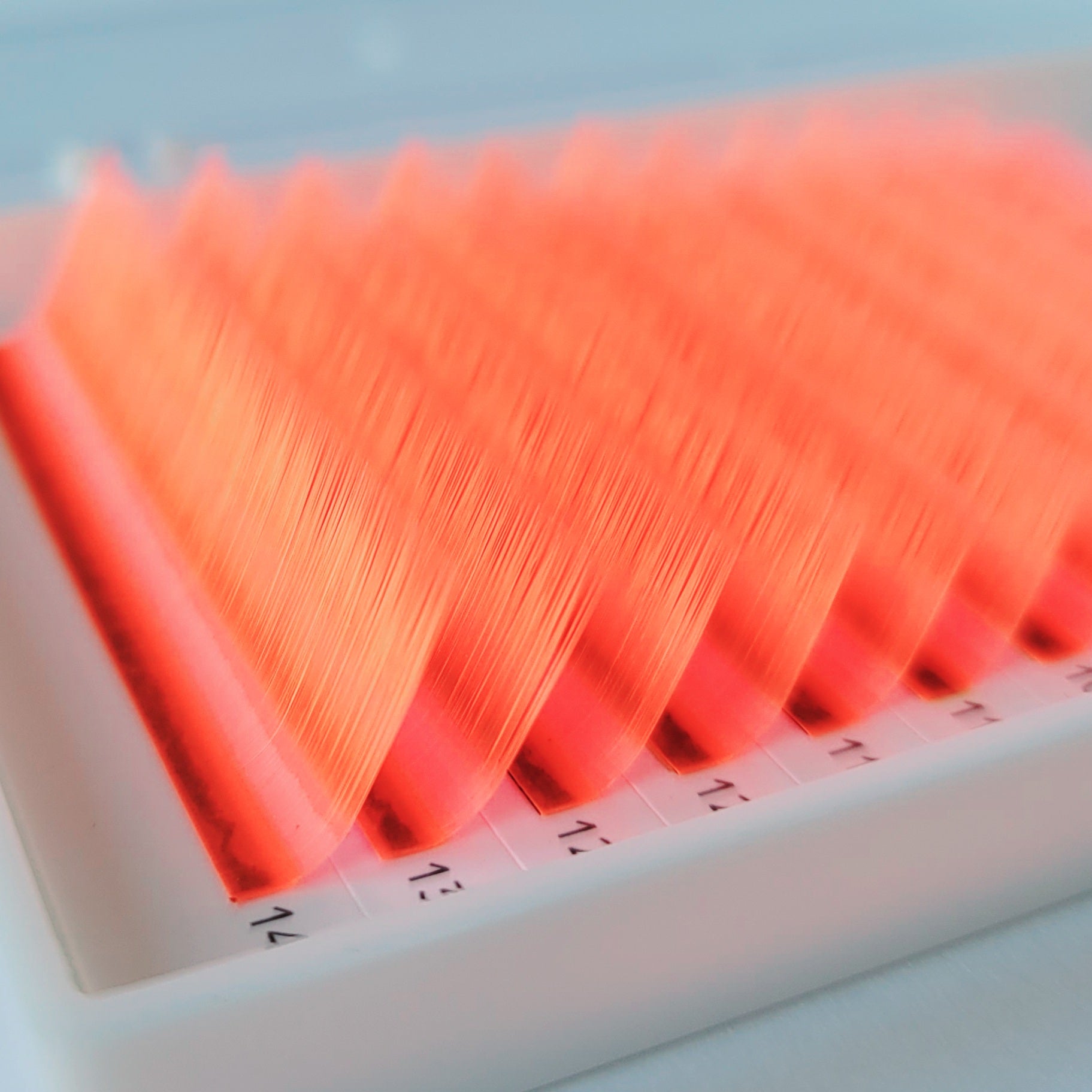 Neon Rot - Farbige Wimpern 0.07