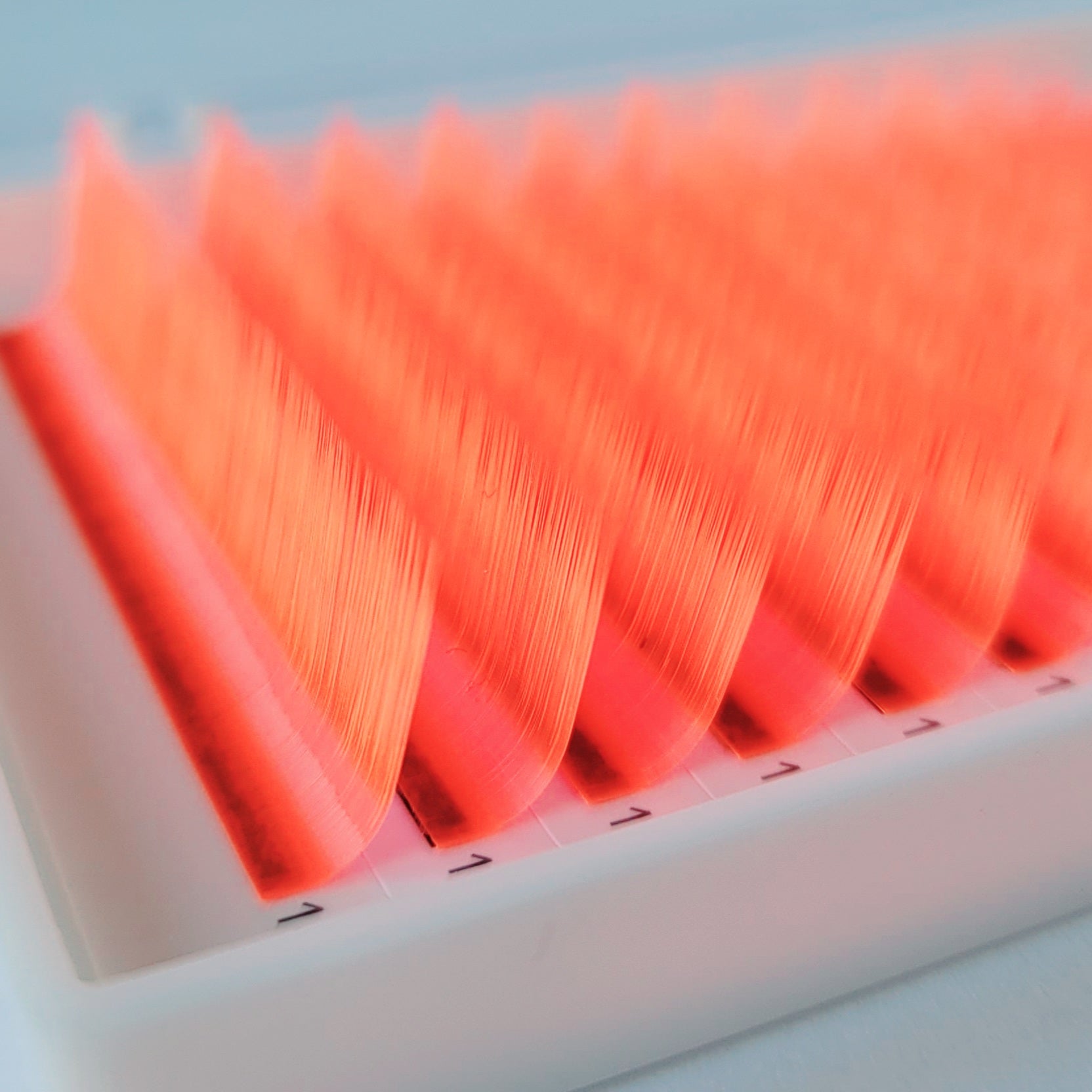 Neon Rot - Farbige Wimpern 0.07