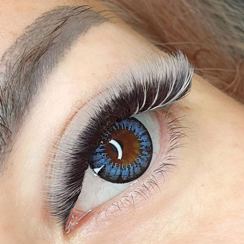 Silber - Farbige Wimpern 0.07