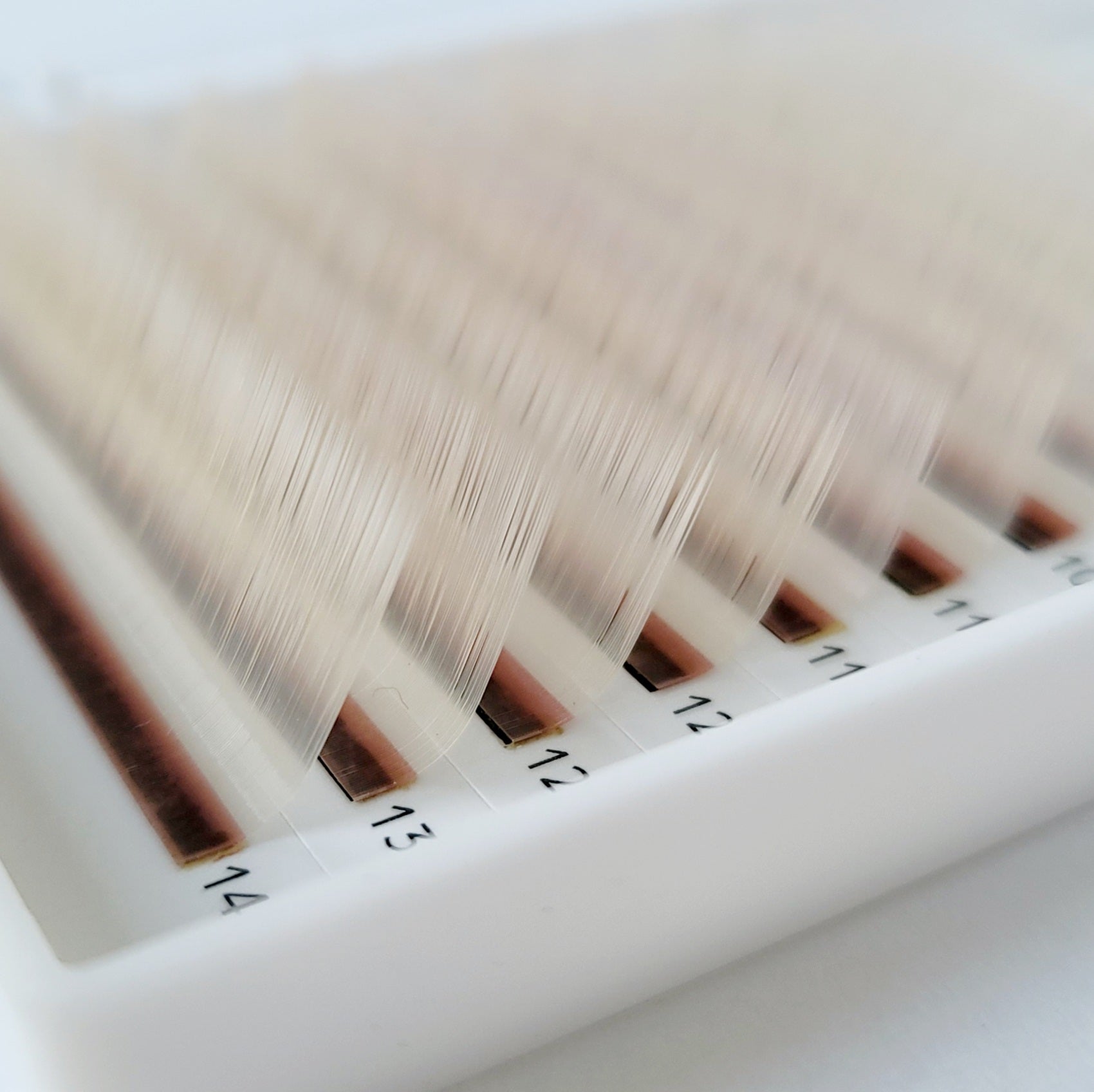 Silber - Farbige Wimpern 0.07