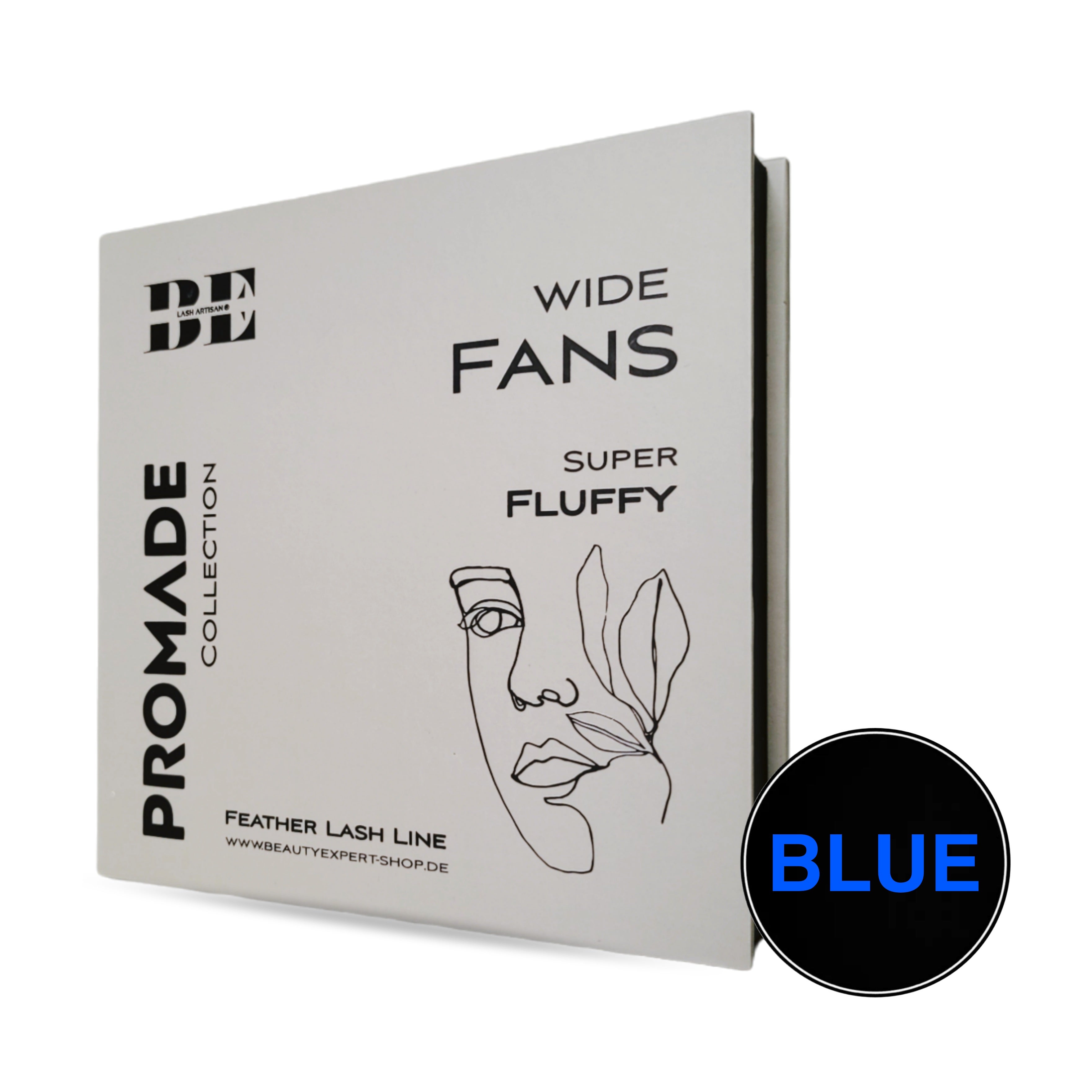 6D | 0.07 Blue Fan Lashes - Mix
