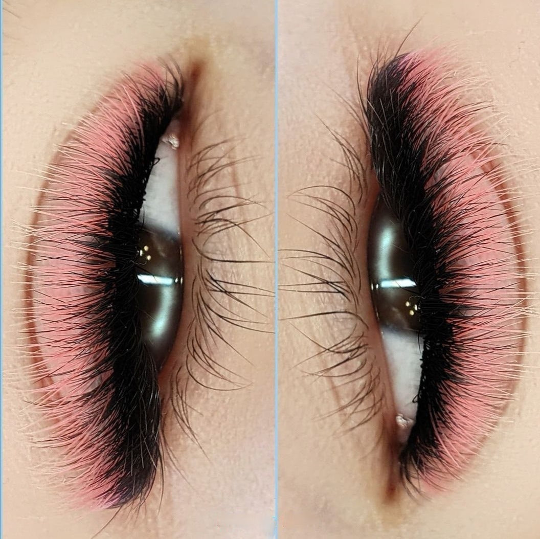 Pastell Pink - Farbige Wimpern 0.07